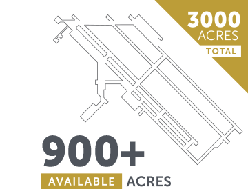 3,000 Acres Total; 900+ Acres Available